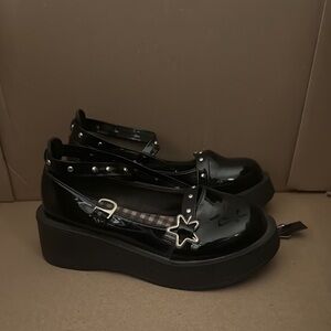 Black Platform Women's Shoes